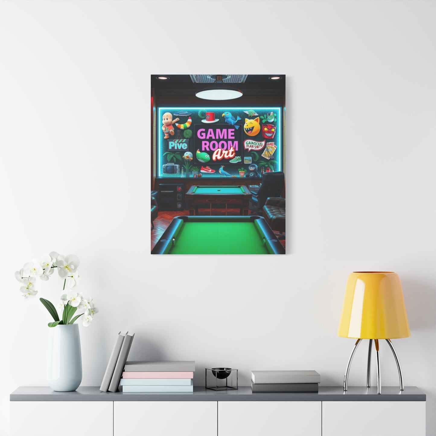 Supreme Game Room Art Collection Wall Art & Canvas Print