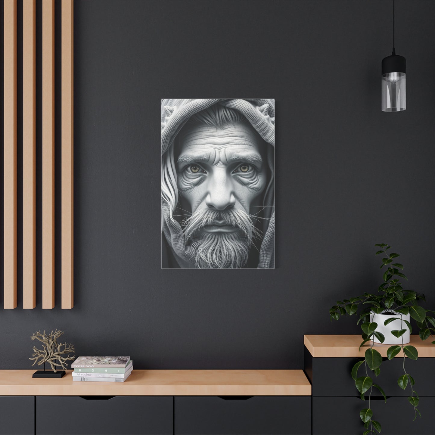 Collection Gray & White Art Art Wall Art & Canvas Print
