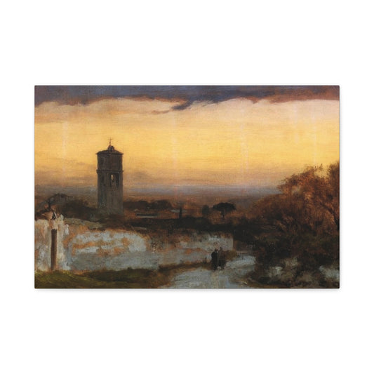Monastery At Albano George Inness Wall Art & Canvas Prints