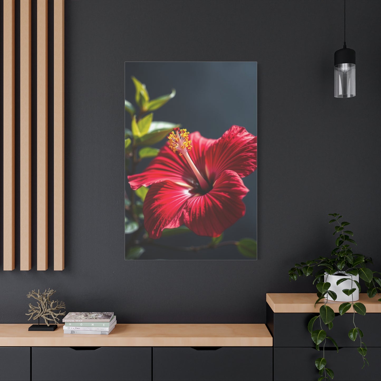 Hibiscus Flower Art Supreme Gallery Wall Art & Canvas Print