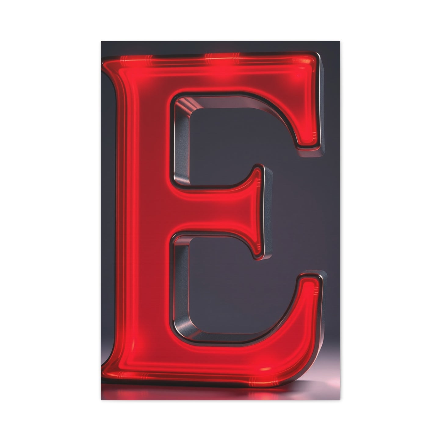 Masterpiece The Letter E - Art Vision Wall Art & Canvas Print