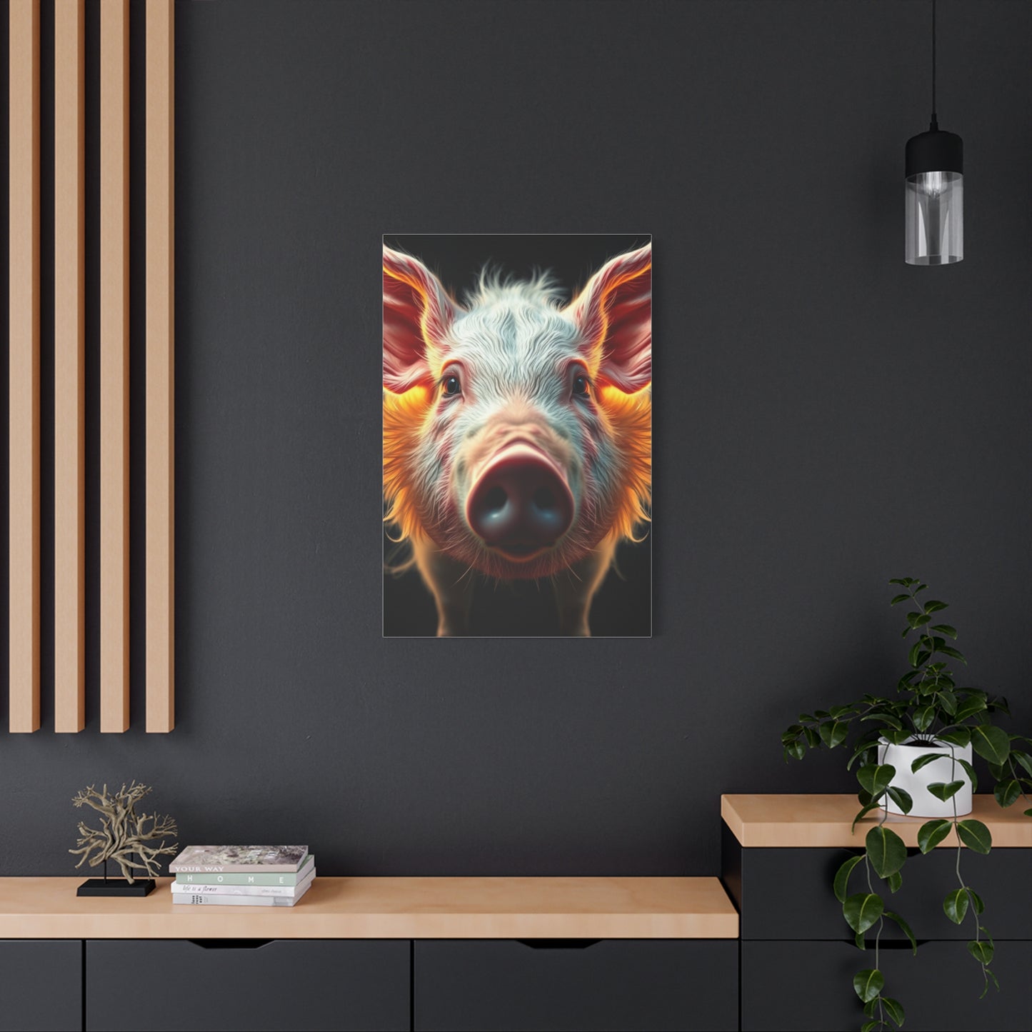 Supreme Pig Art Collection Wall Art & Canvas Print