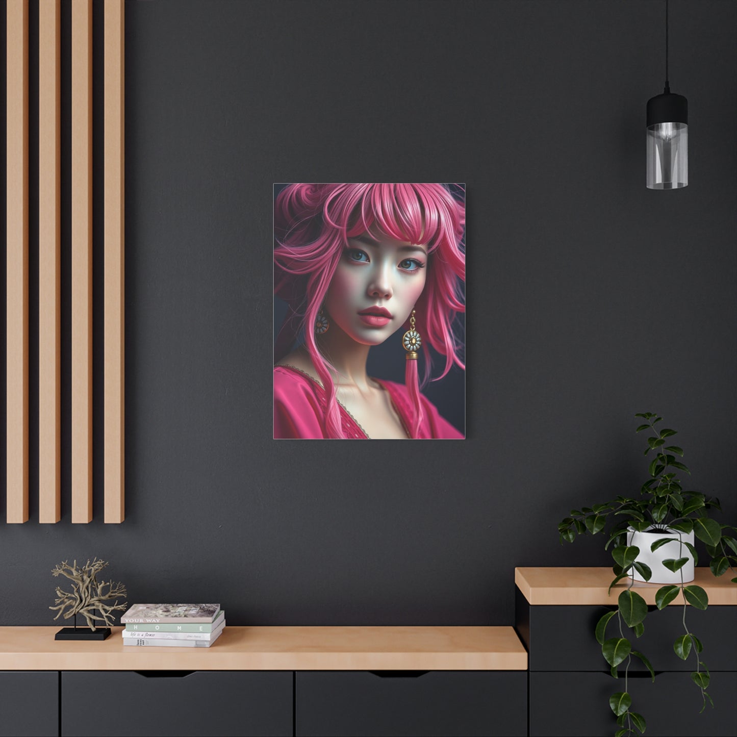 Elite Pinklomein Art Vision Wall Art & Canvas Print