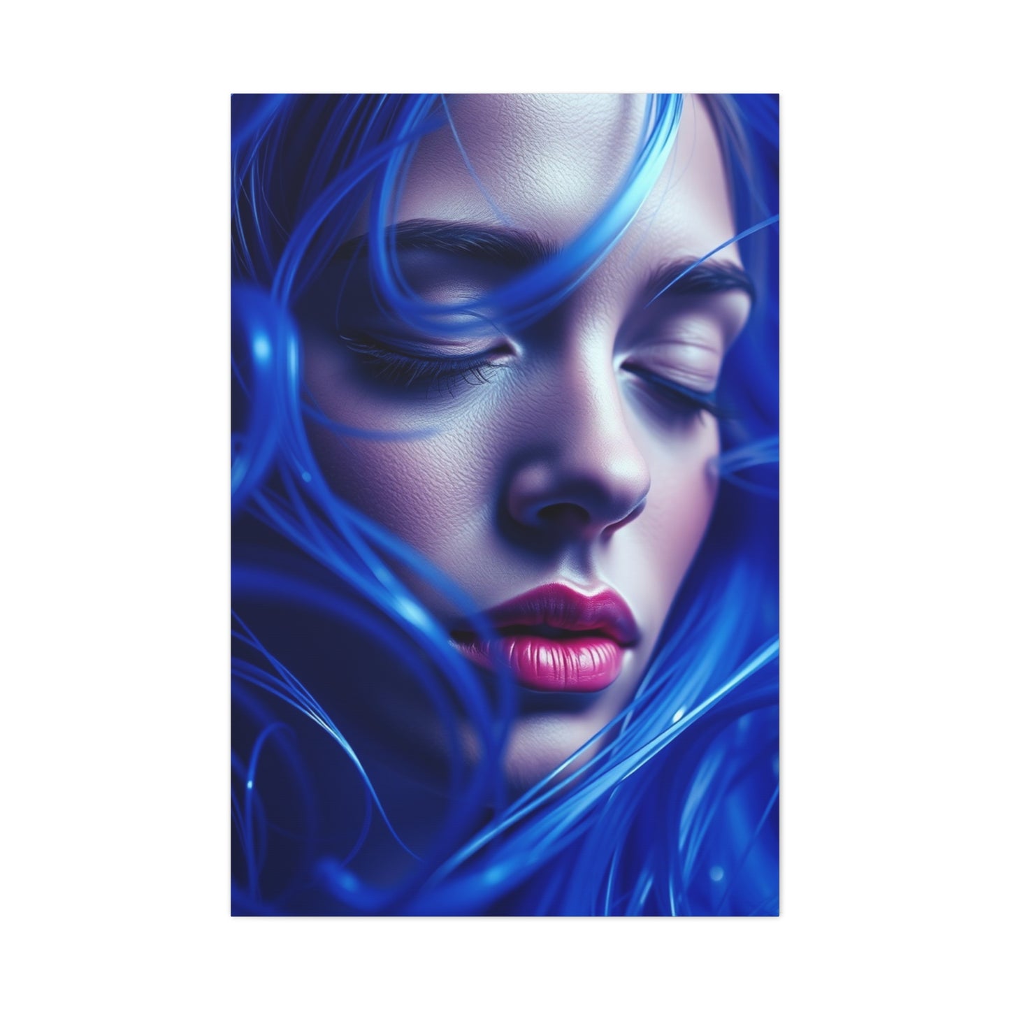 Supreme Blue Music Art Collection Wall Art & Canvas Print