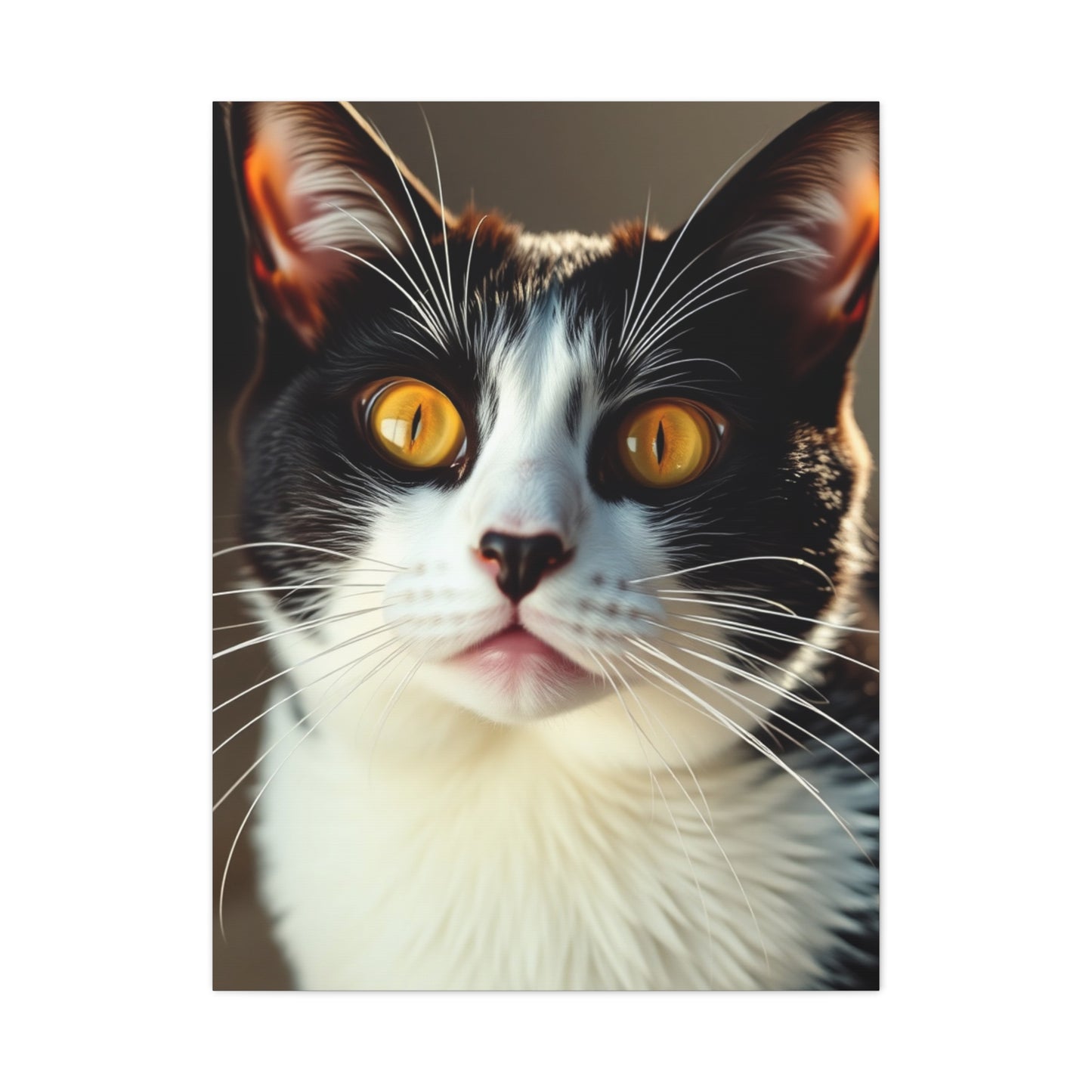 Masterpiece Tuxedo Cat Art Vision Wall Art & Canvas Print