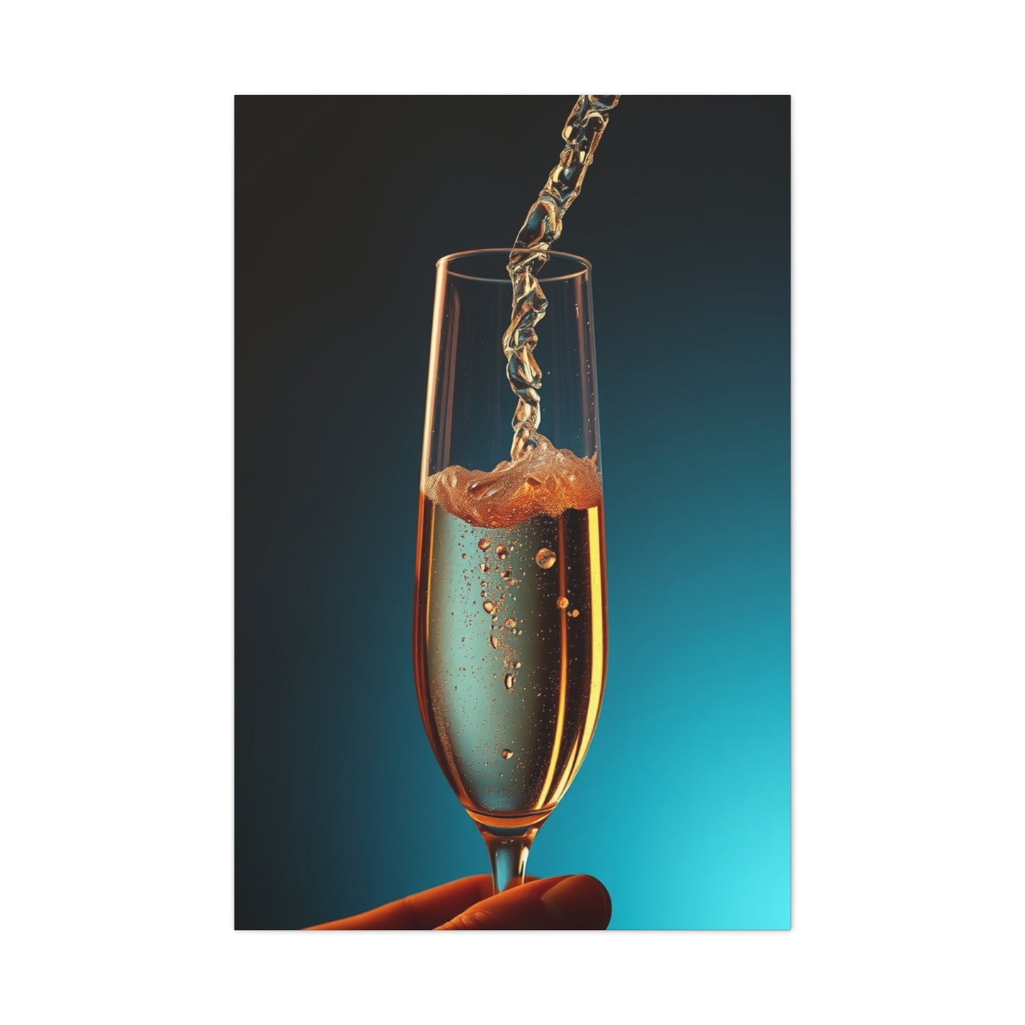 Masterpiece Champagne Art Vision Wall Art & Canvas Print