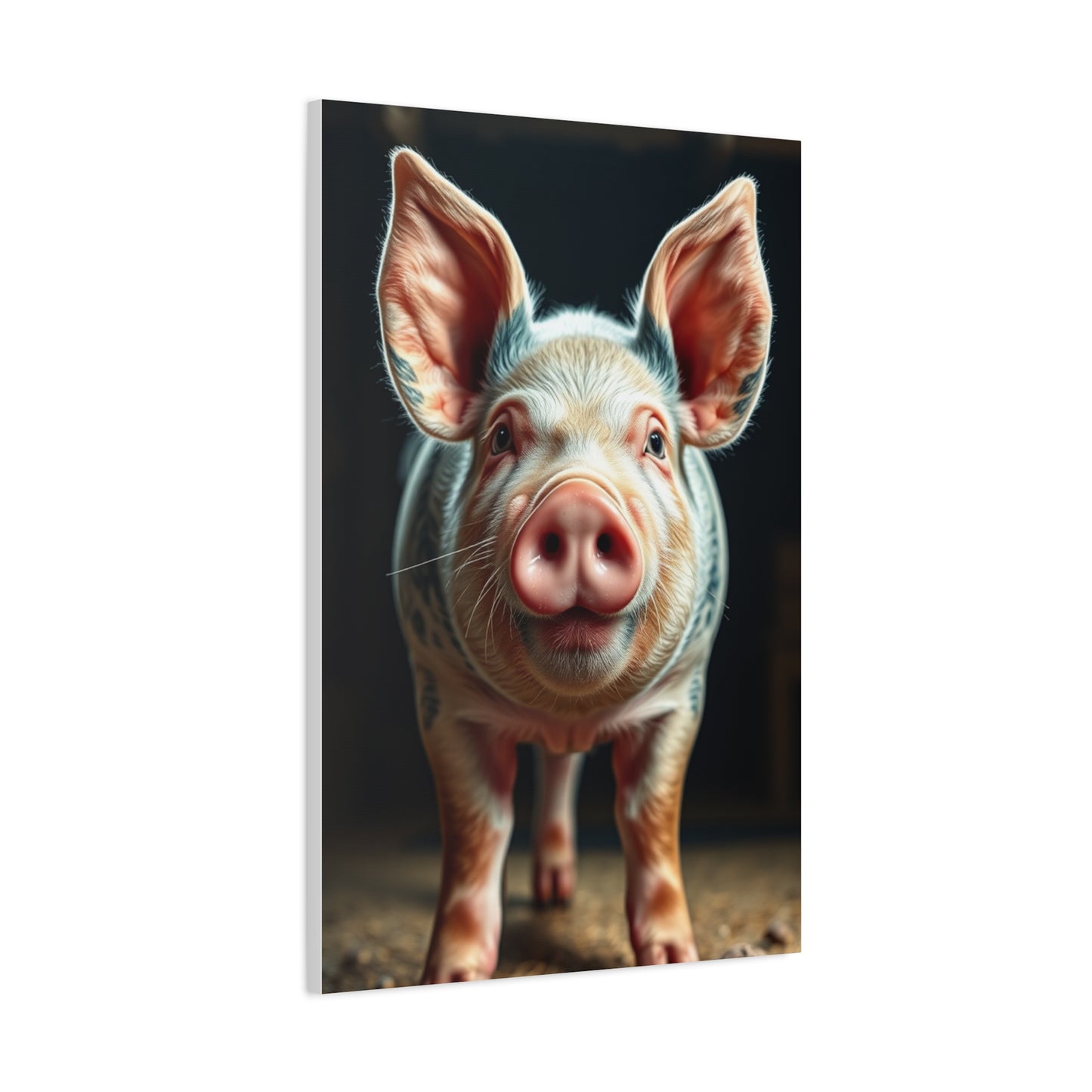 Pig Art Refined Canvas Wall Art & Canvas Print
