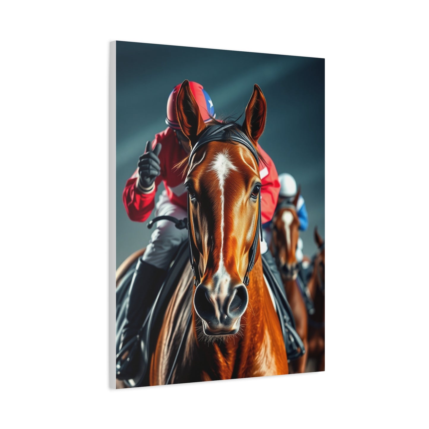 Horse Racing Art Refined Canvas Wall Art & Canvas Print