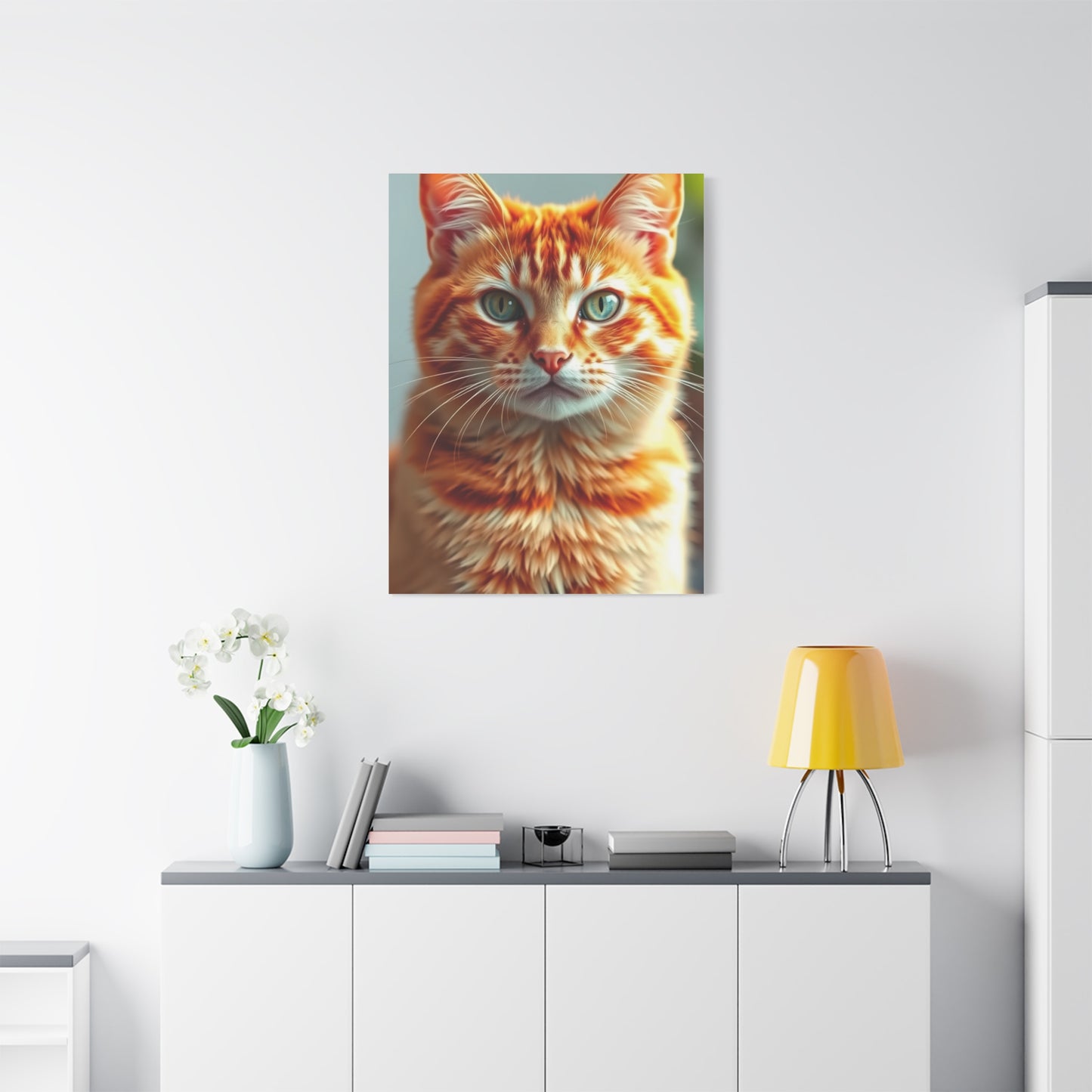 Orange Cat Art Supreme Gallery Wall Art & Canvas Print