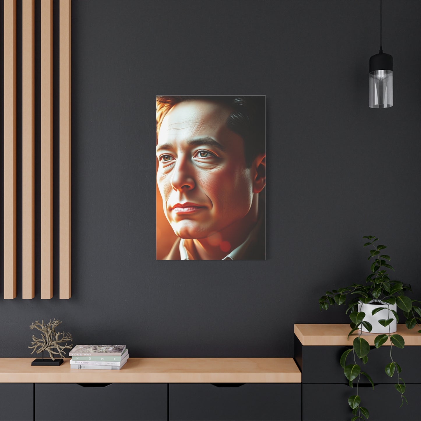 Masterpiece Elon Musk Art Vision Wall Art & Canvas Print