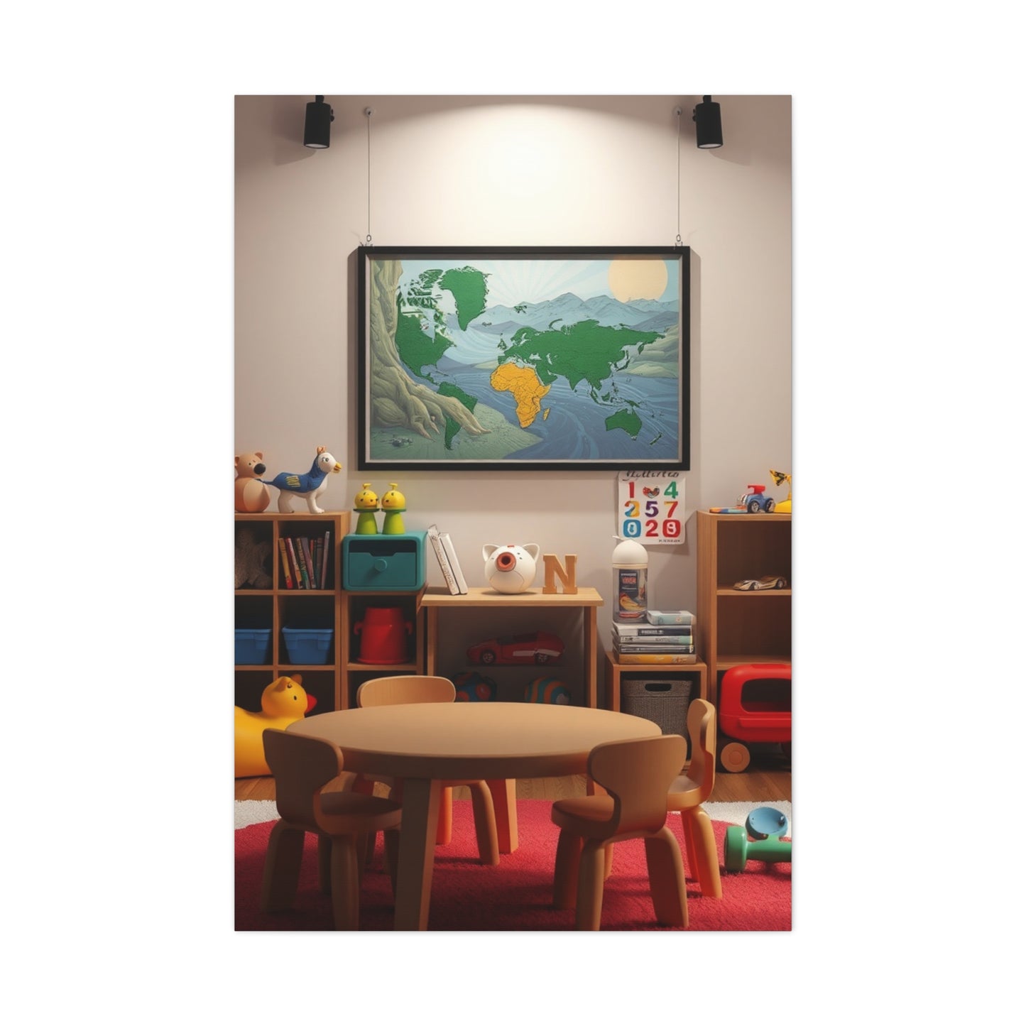 Elite Kids Playroom Art Vision Wall Art & Canvas Print