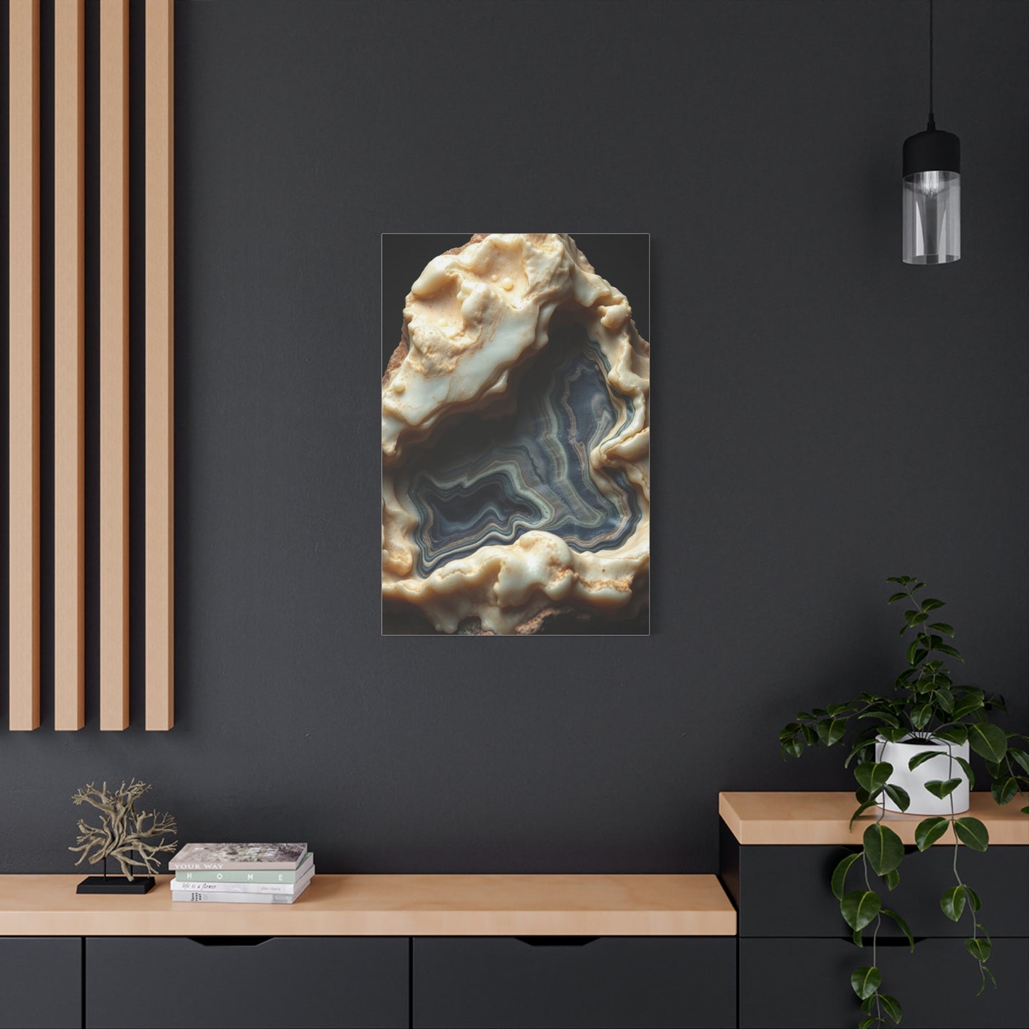 Vision Charcoal, Onyx, and Ivory Art Art Wall Art & Canvas Print