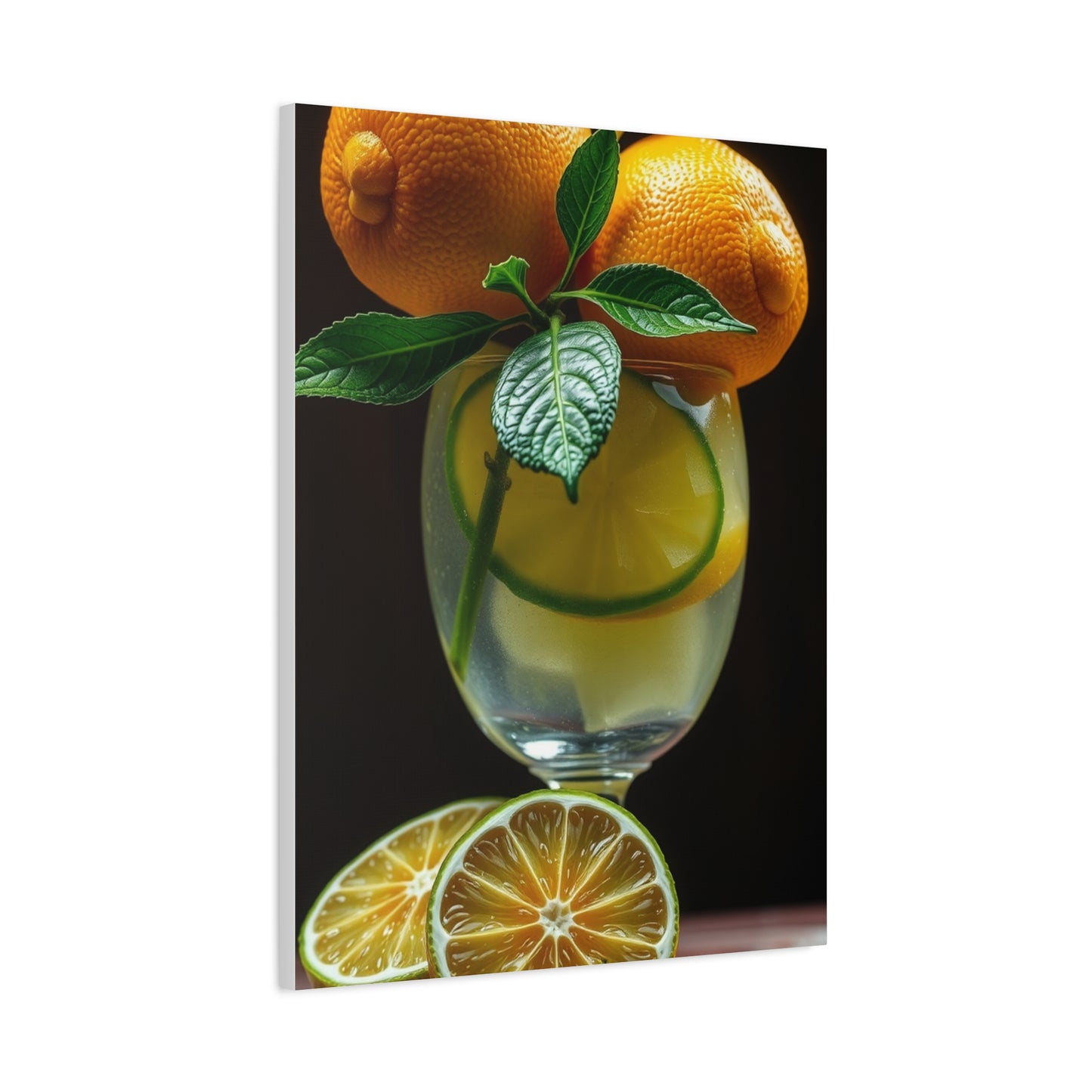 Masterpiece Lemon & Lime Art Vision Wall Art & Canvas Print