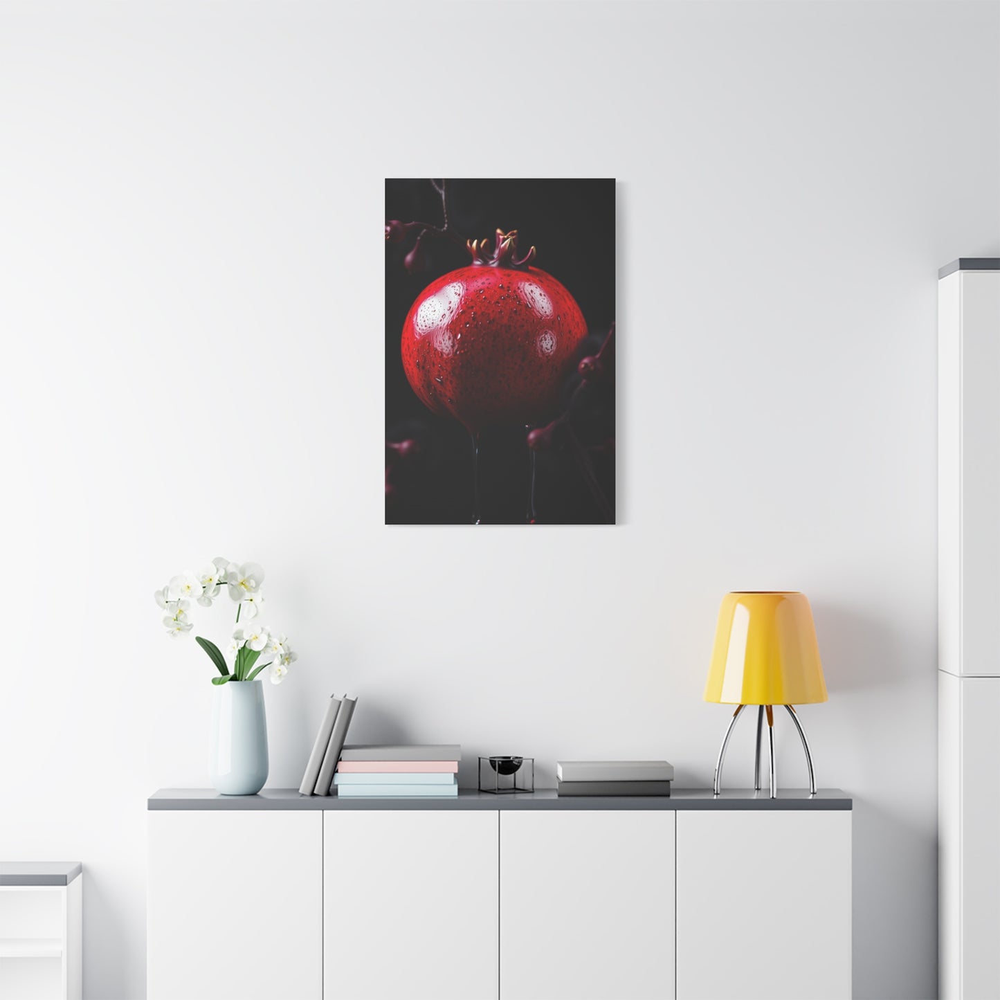 Pomegranate Noir Wall Art Luxury Canvas Wall Art & Canvas Print