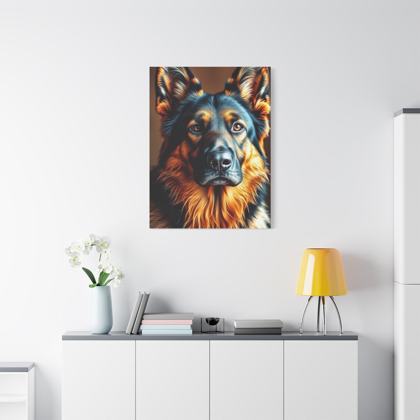 German Shepherd Art Luxury Canvas Wall Art & Canvas Print