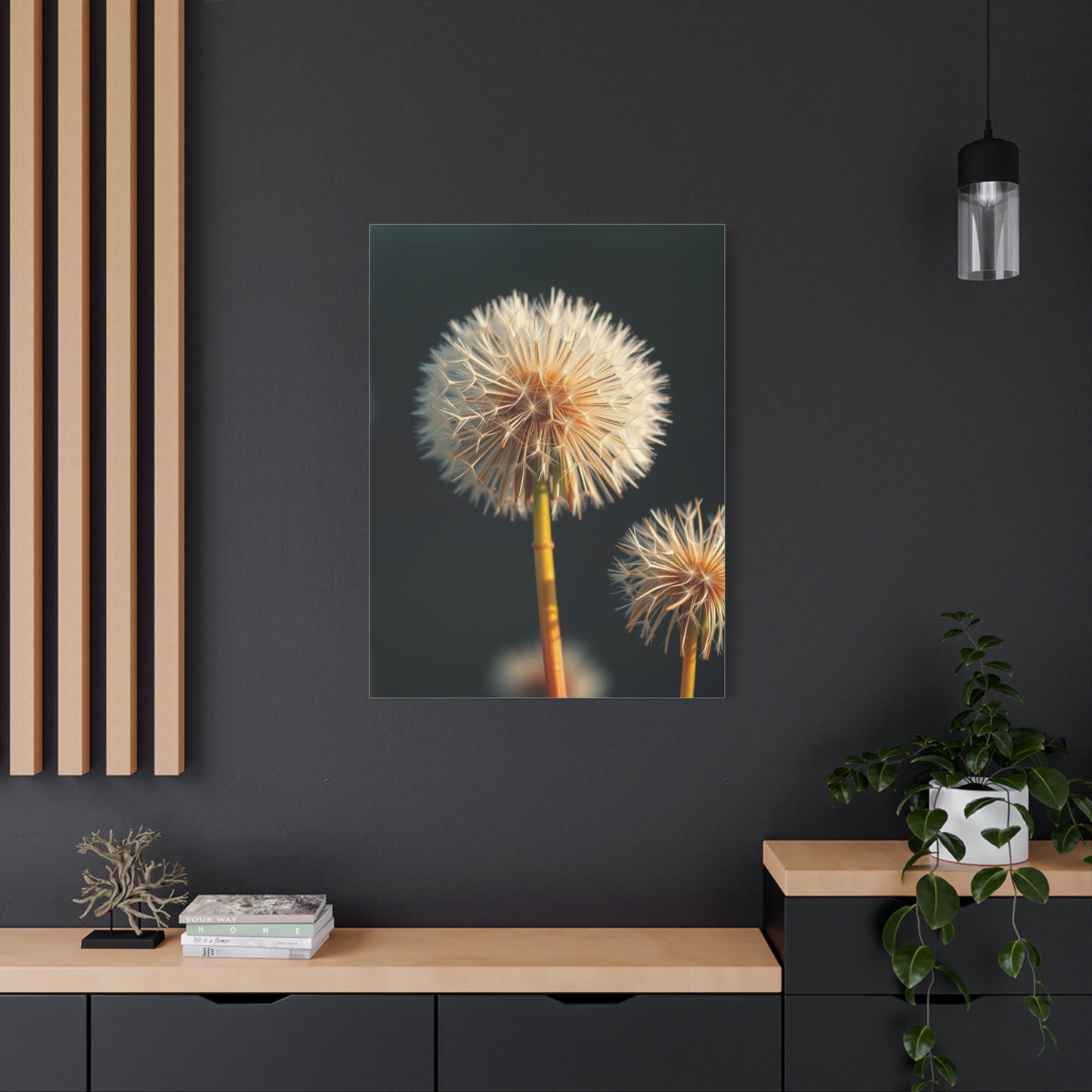 Supreme Dandelion Flower Art Collection Wall Art & Canvas Print