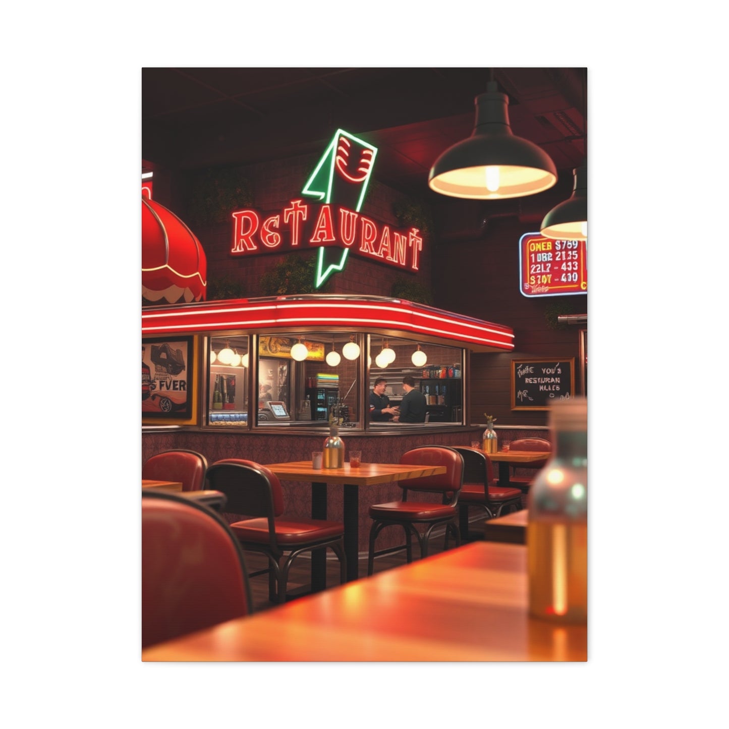 Elite Restaurant & Diner Art Vision Wall Art & Canvas Print