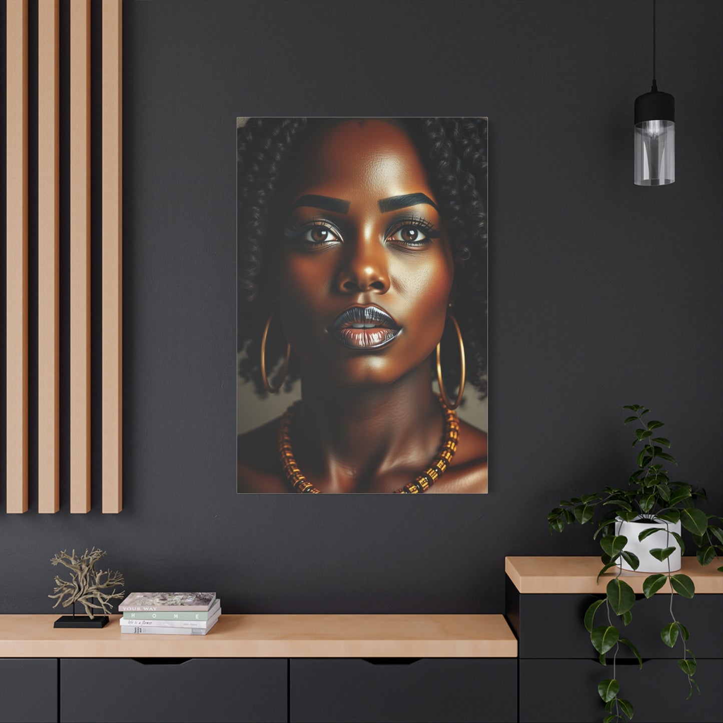Vision Domonique Brown Art Art Wall Art & Canvas Print