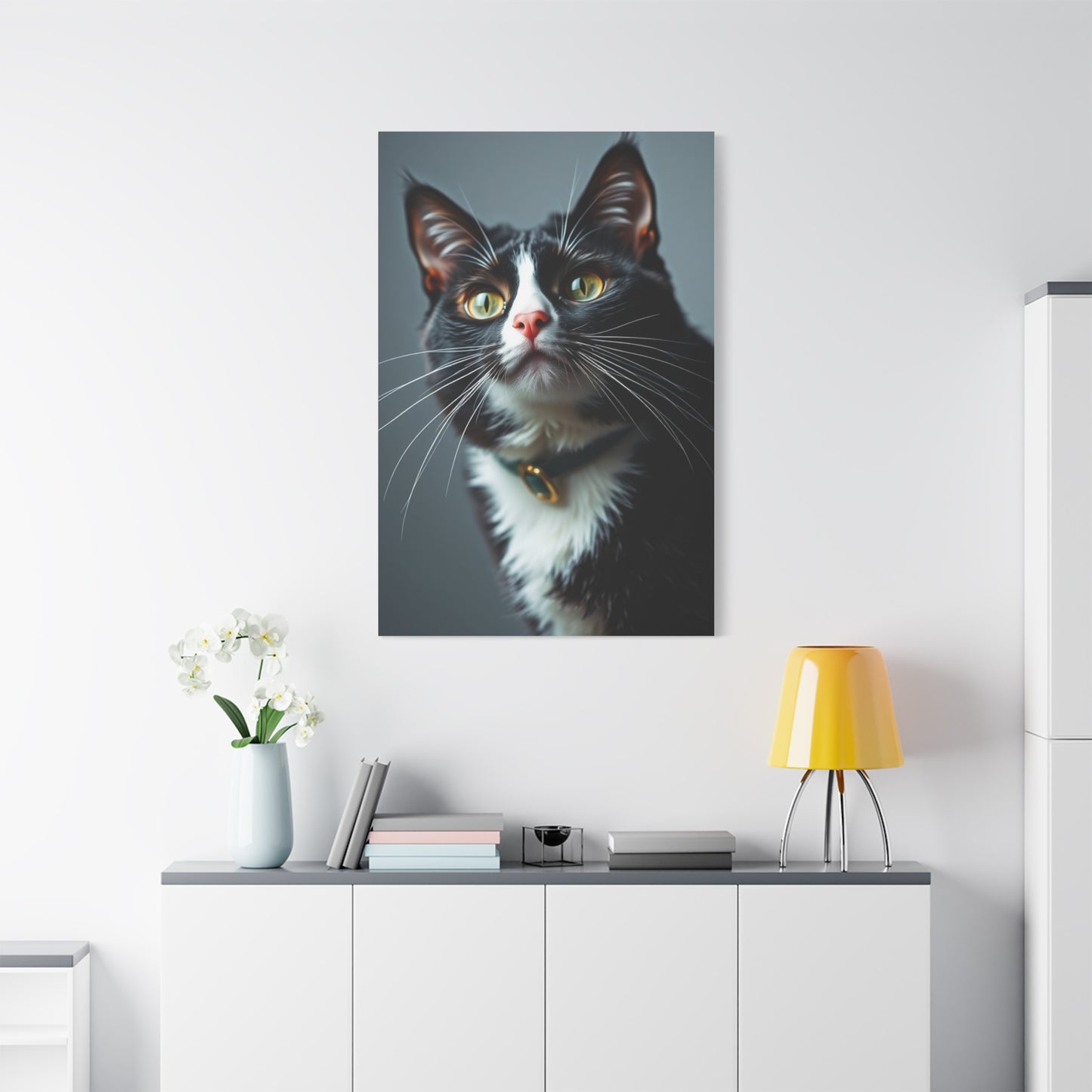 Supreme Tuxedo Cat Art Collection Wall Art & Canvas Print