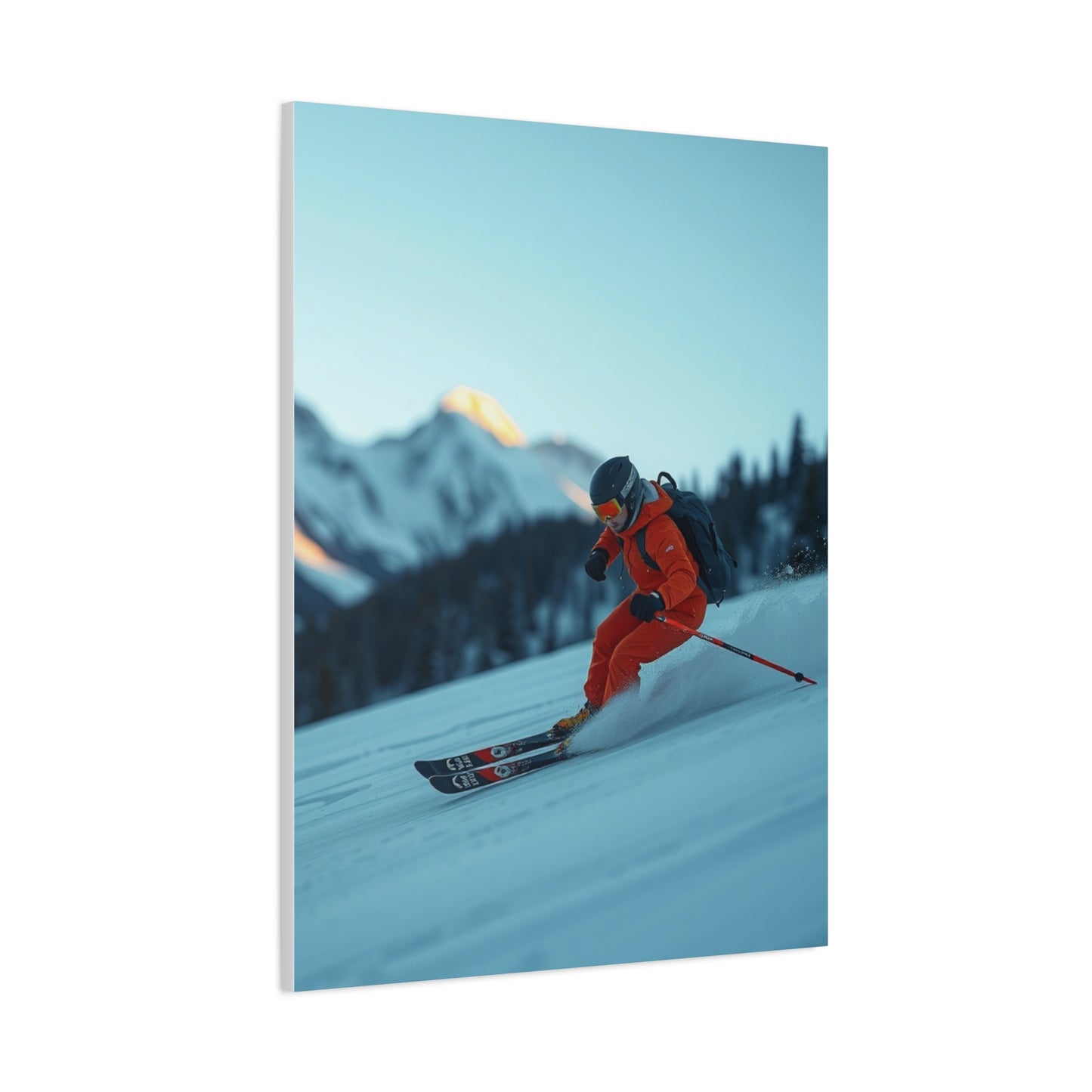 Masterpiece Skiing Art Vision Wall Art & Canvas Print