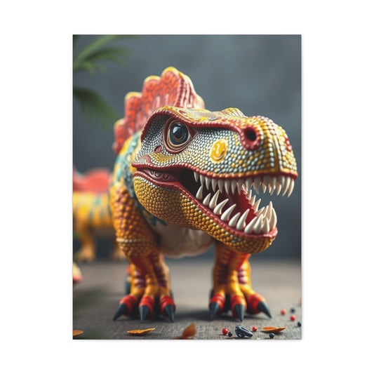 Kid’s Dinosaur Art Luxury Canvas Wall Art & Canvas Print