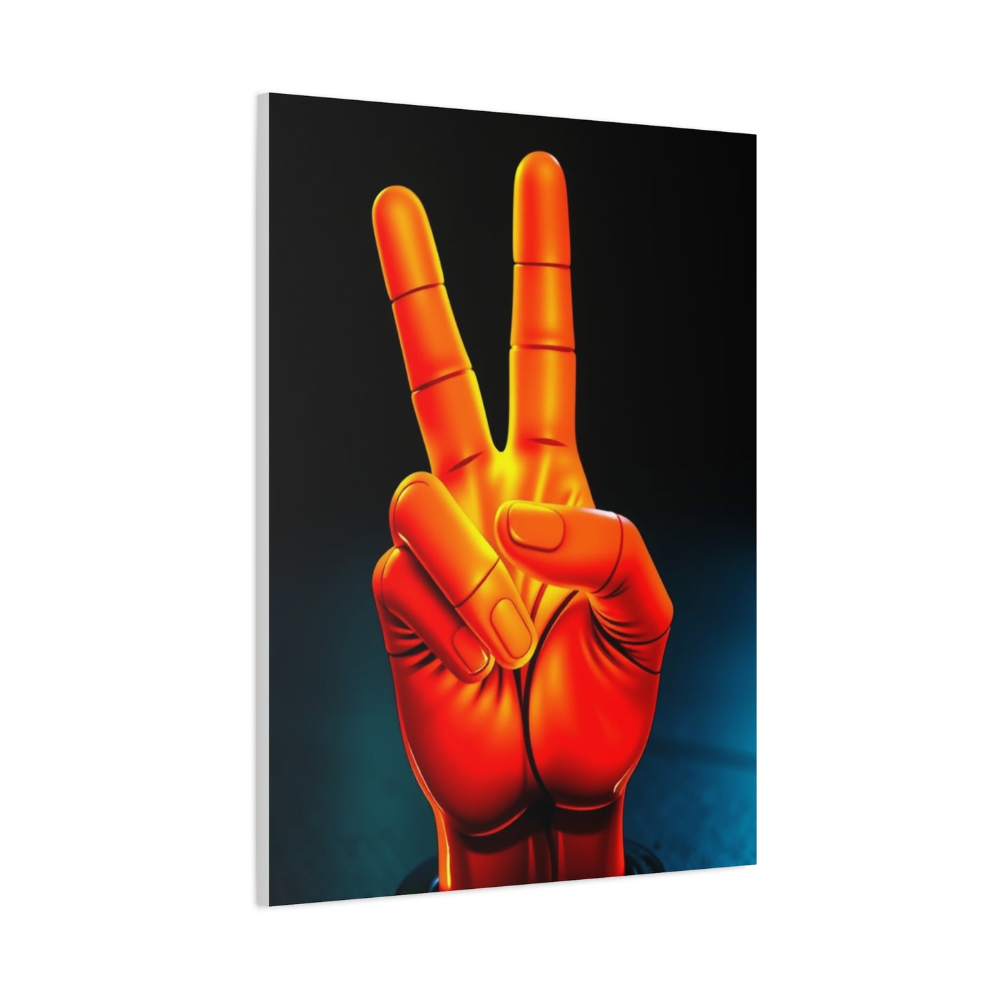 Elite Peace Sign Art Vision Wall Art & Canvas Print