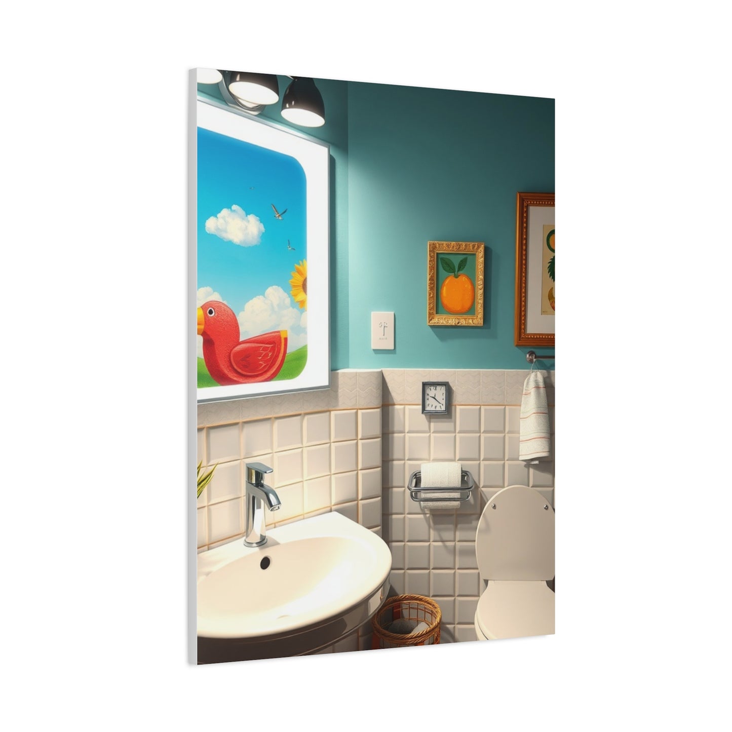 Masterpiece Kid’s Bathroom Art Vision Wall Art & Canvas Print