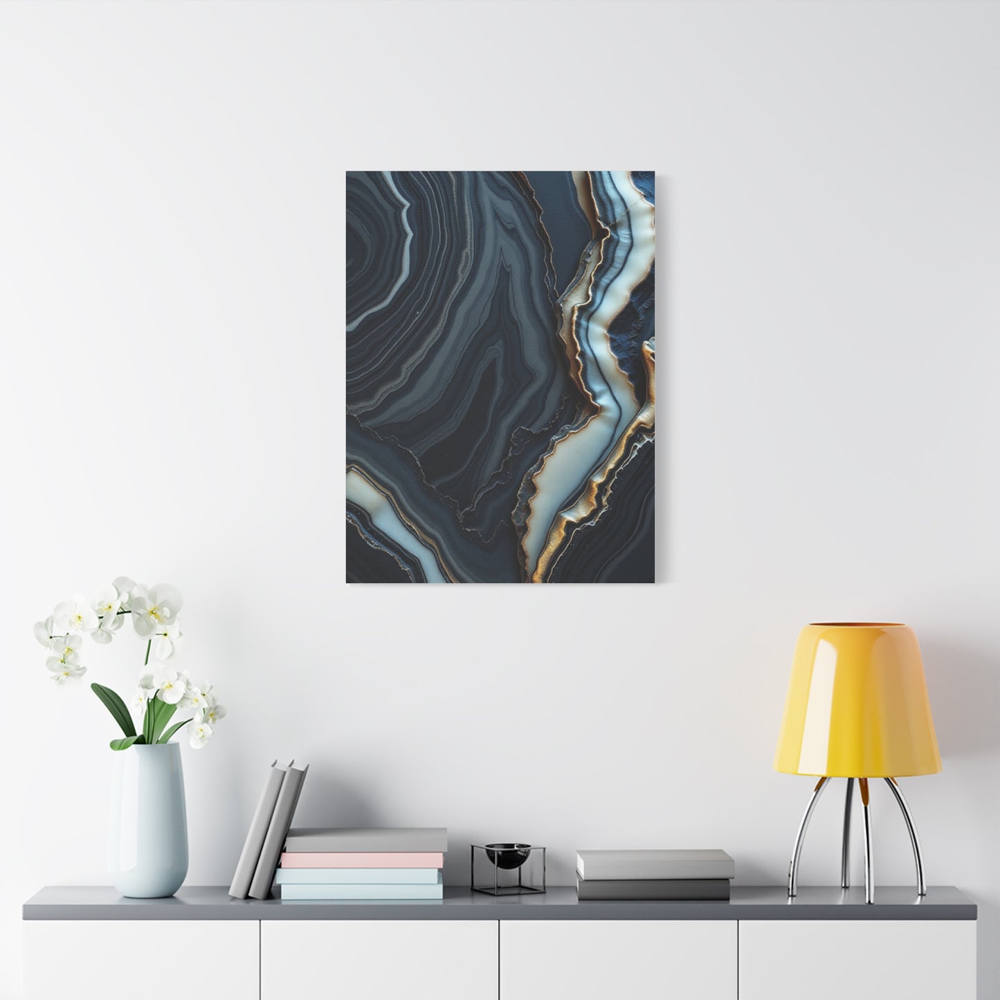 Masterpiece Charcoal, Onyx, and Ivory Art Vision Wall Art & Canvas Print