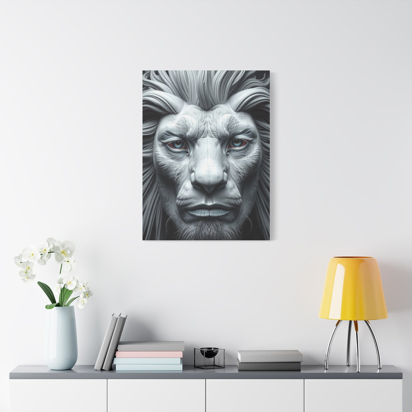 Supreme Gray & White Art Collection Wall Art & Canvas Print