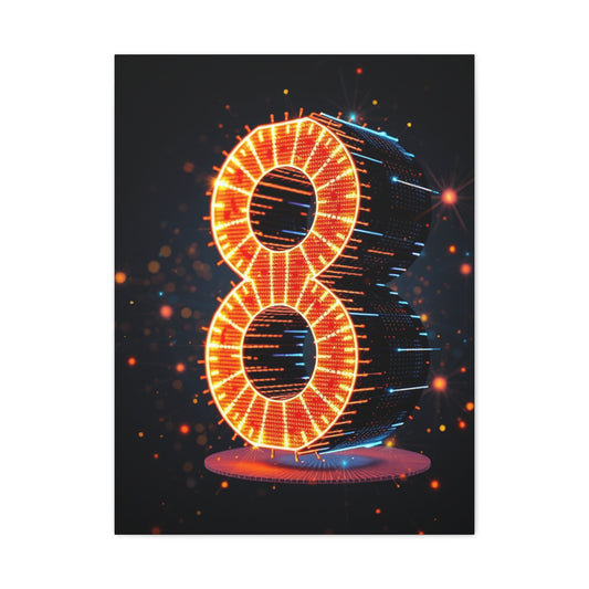 Supreme Numbers Art Collection Wall Art & Canvas Print