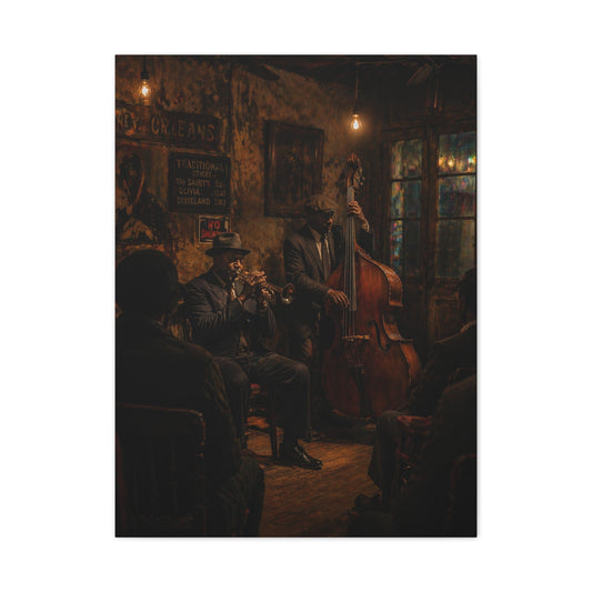 Preservation Hall Jazz Scene Wall Art & Canvas Print