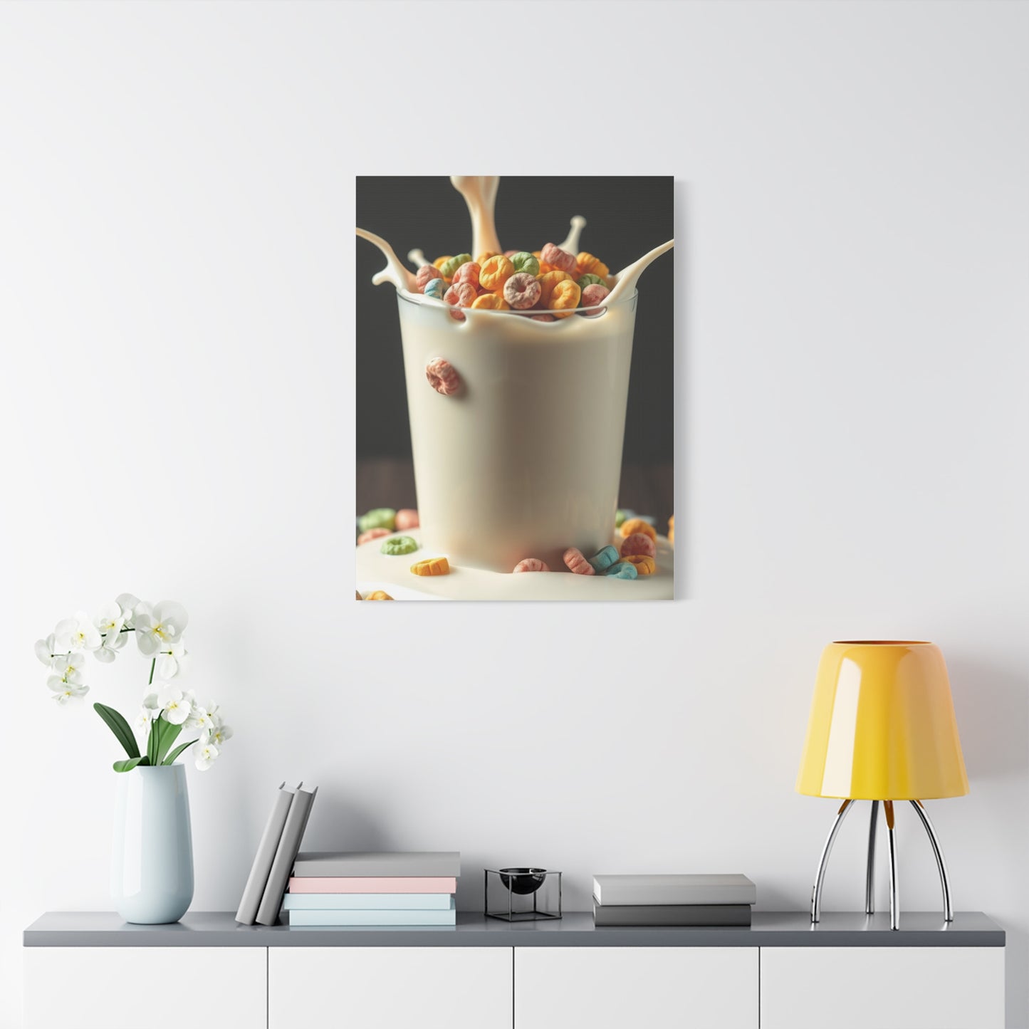 Gourmet Milky Vortex Canvas Wall Art & Canvas Print