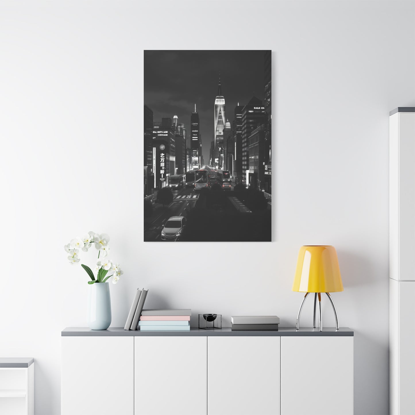 Supreme Black & White Cityscapes Art Collection Wall Art & Canvas Print