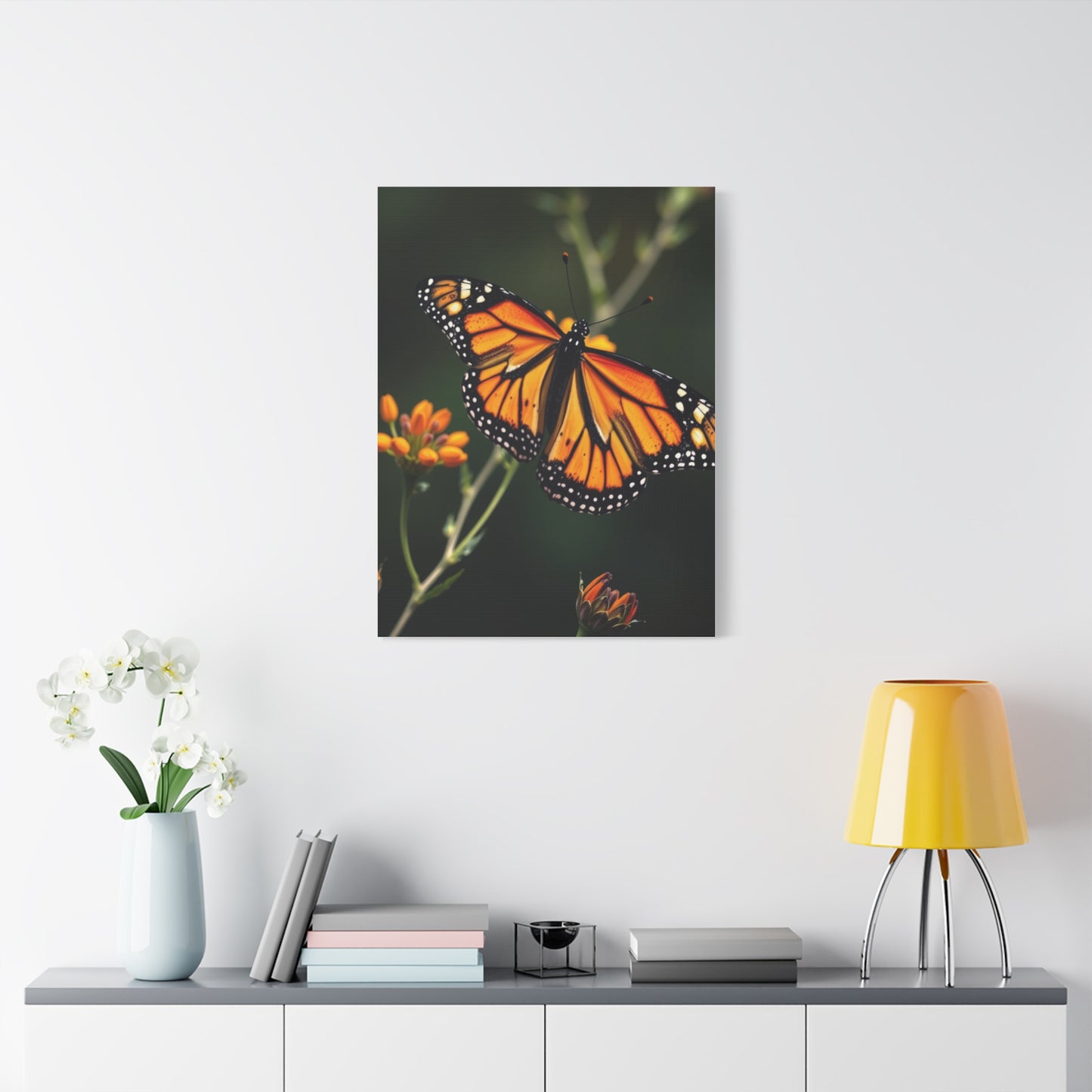 Masterpiece Monarch Butterflies Art Vision Wall Art & Canvas Print