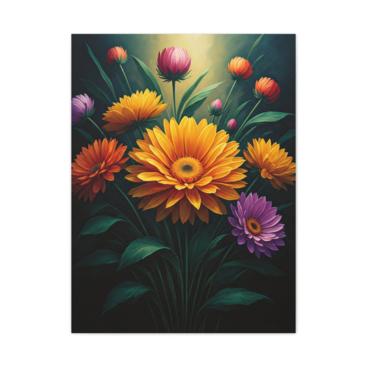 Golden Garden Radiance Wall Art & Canvas Print