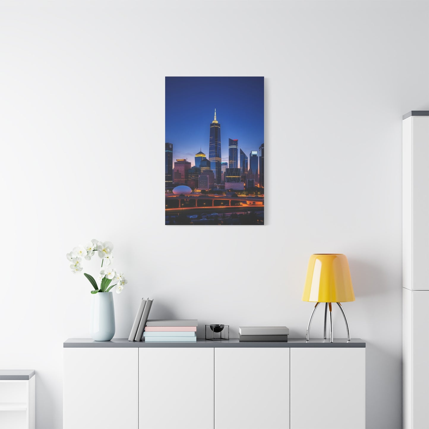 Houston Skylines Art Luxury Canvas Wall Art & Canvas Print
