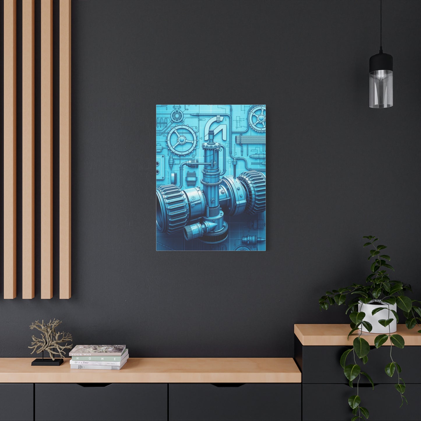 Supreme Engineering & Machinery Blueprints Art Collection Wall Art & Canvas Print