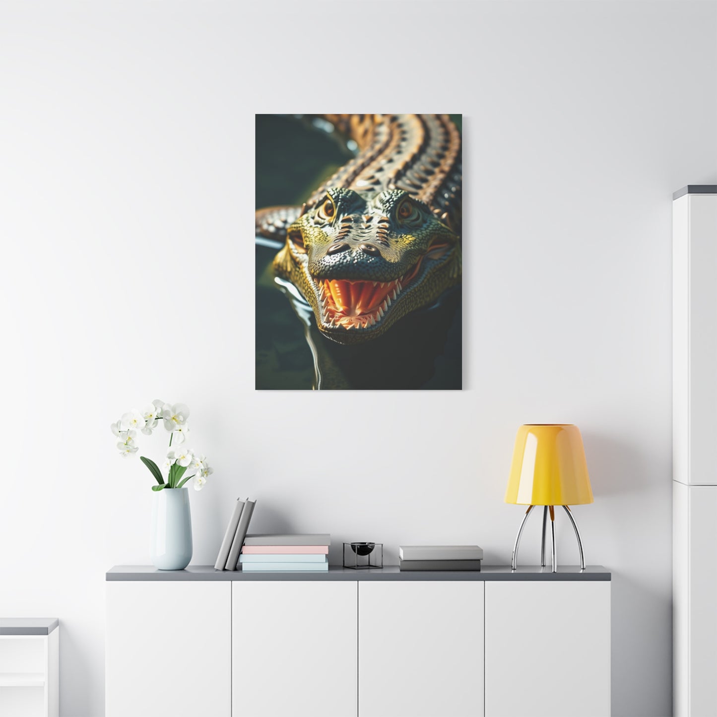 Masterpiece Crocodile & Alligator Art Vision Wall Art & Canvas Print