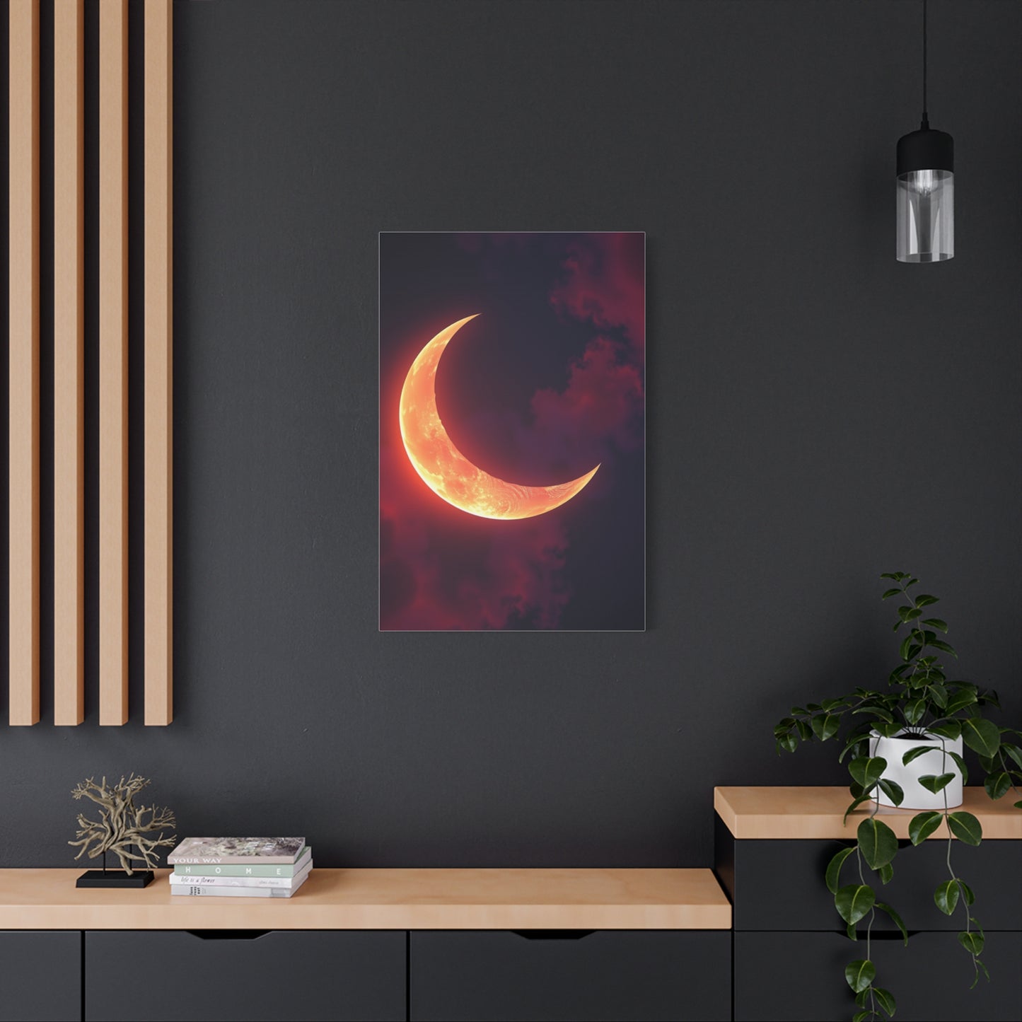 Elite Crescent Moon Art Vision Wall Art & Canvas Print