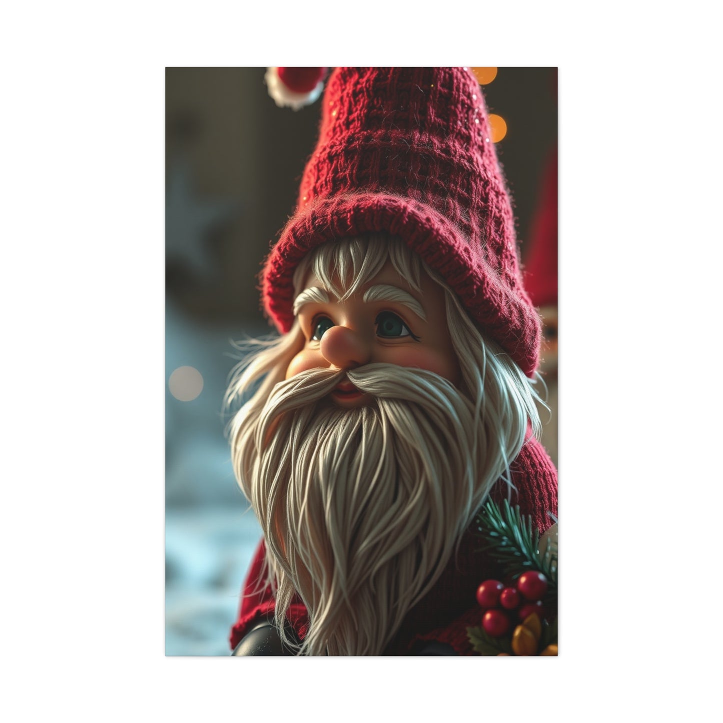 Vision Christmas Gnome Art Art Wall Art & Canvas Print