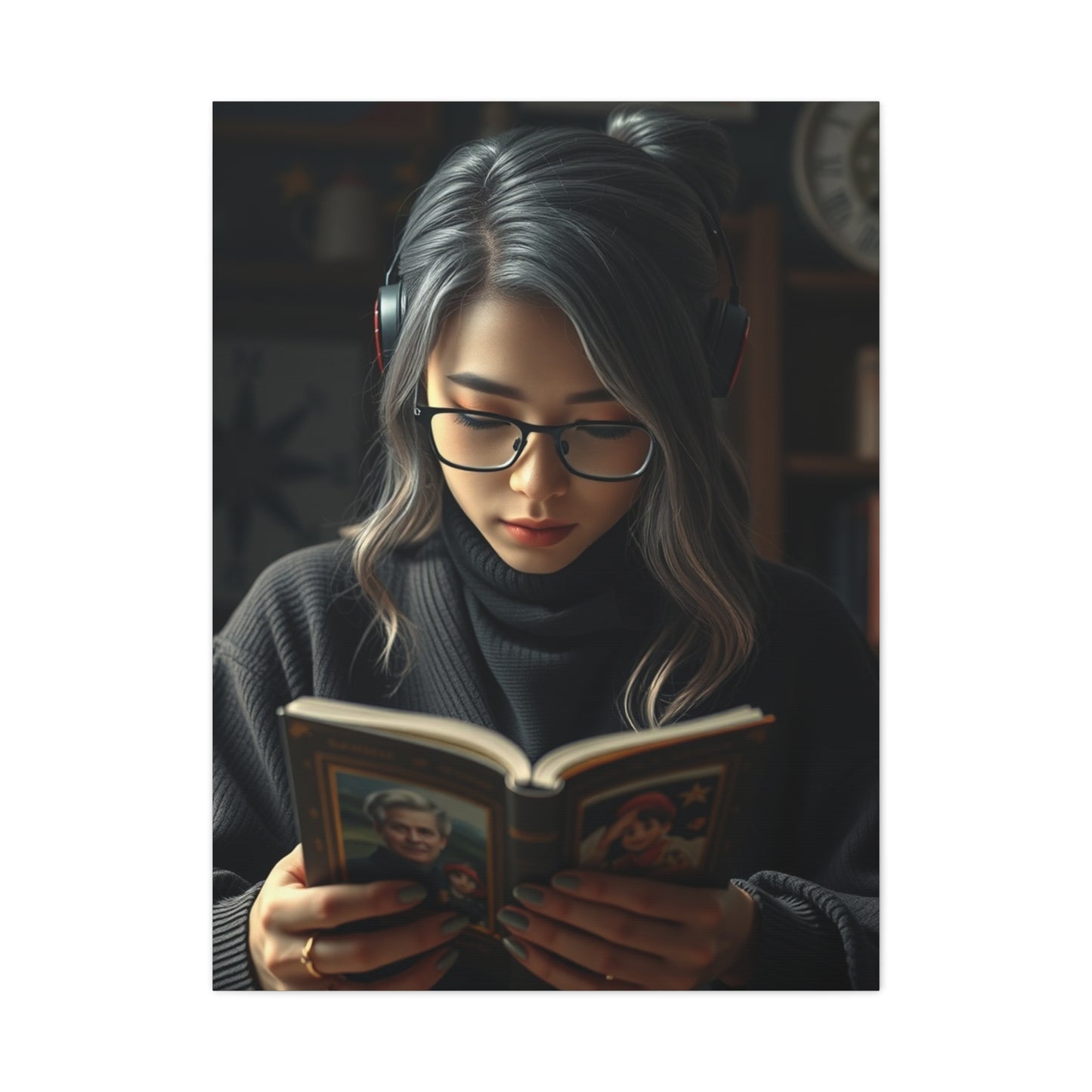 Reading Wall Art Refined Canvas Wall Art & Canvas Print