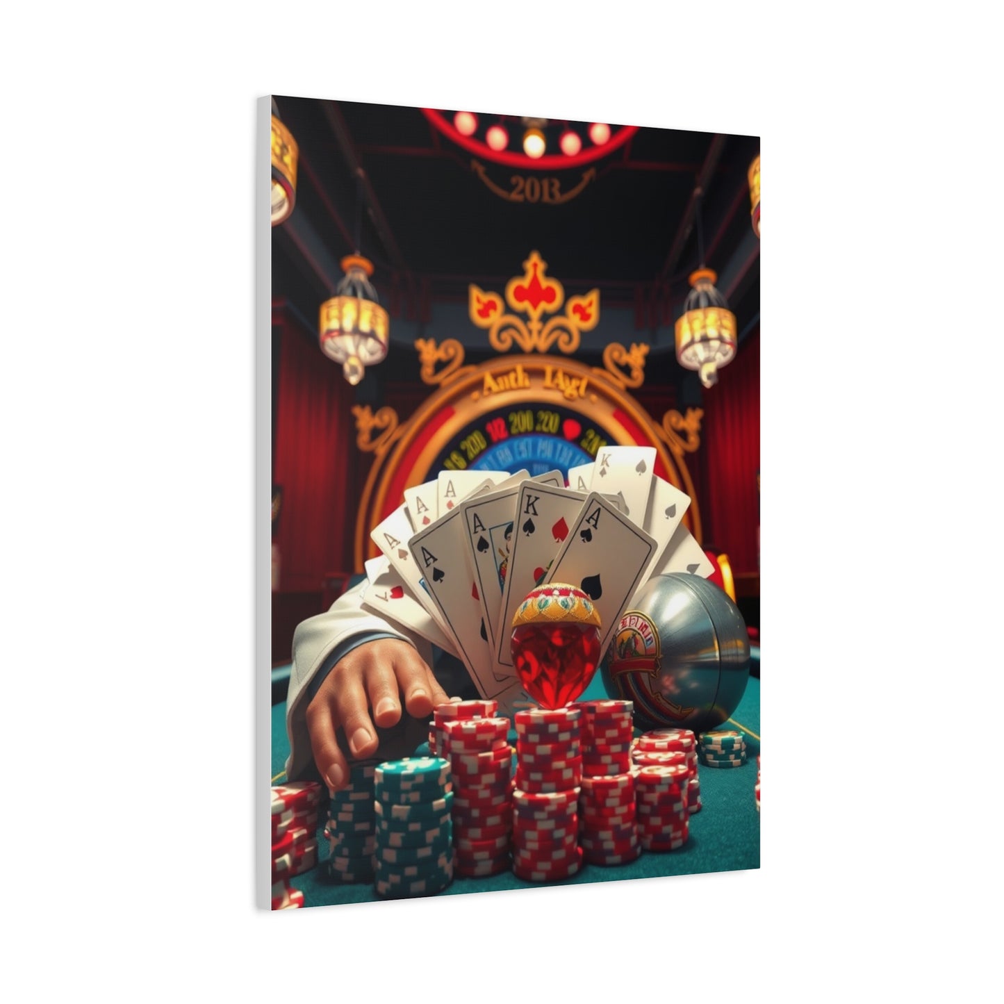 Gambling & Casino Art Refined Canvas Wall Art & Canvas Print