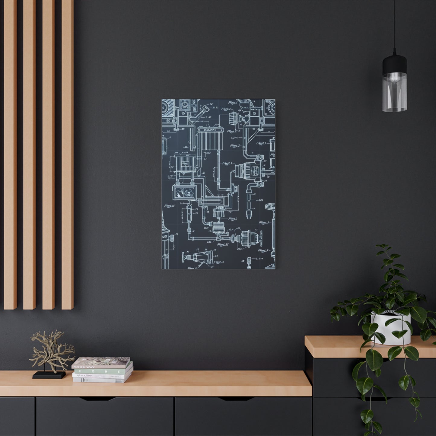 Vision Blueprint & Patent Sketches Art Art Wall Art & Canvas Print