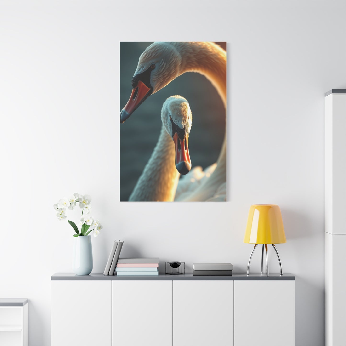 Masterpiece Swan Art Vision Wall Art & Canvas Print