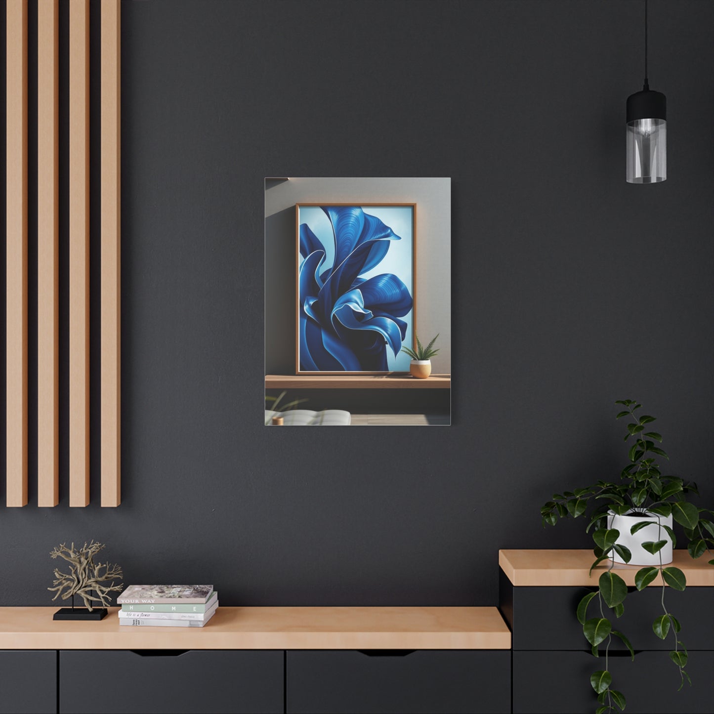 Navy Blue Art Supreme Gallery Wall Art & Canvas Print