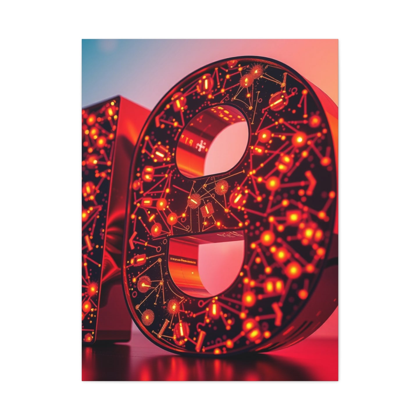Supreme Numbers Art Collection Wall Art & Canvas Print