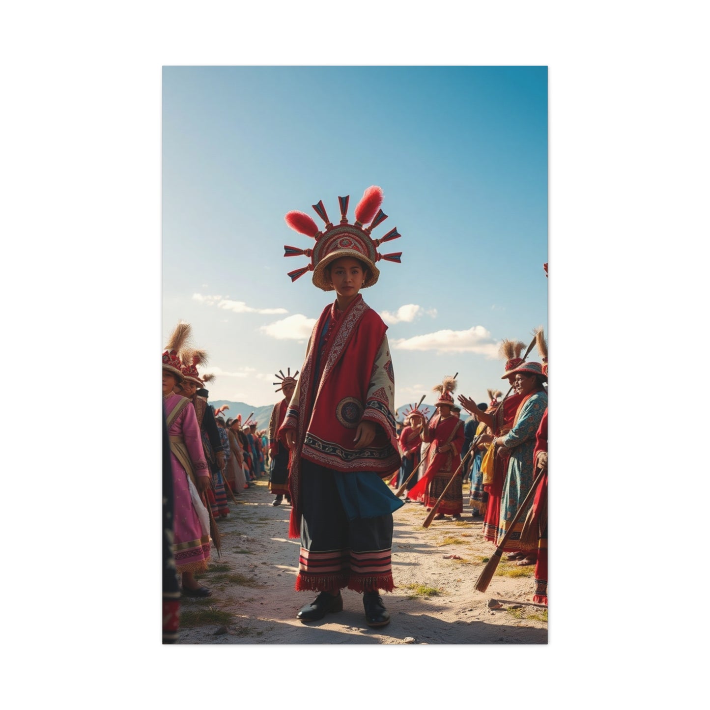 Folk Art Luxury Canvas Wall Art & Canvas Print