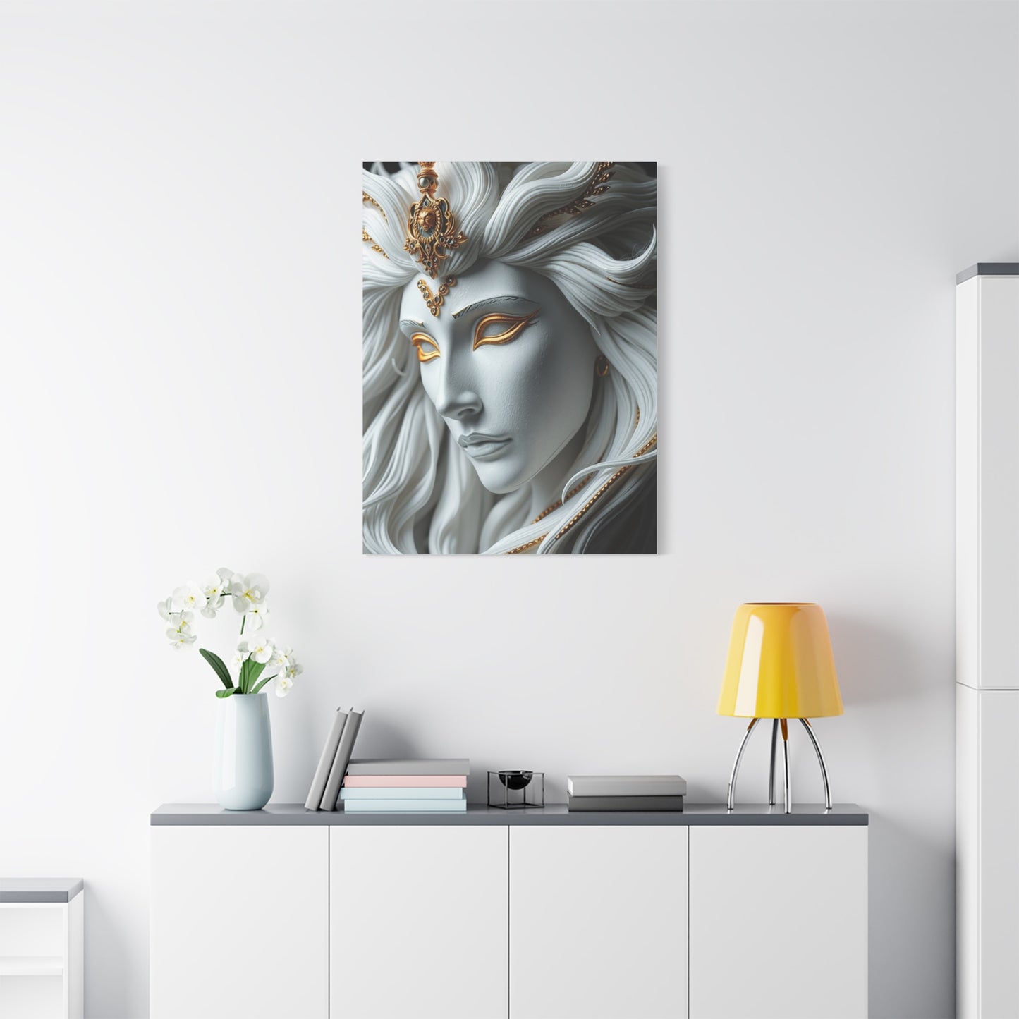 Supreme Black White and Gold Art Collection Wall Art & Canvas Print