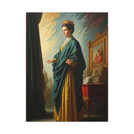 Regal Portrait of a Noblewoman Wall Art & Canvas Prints