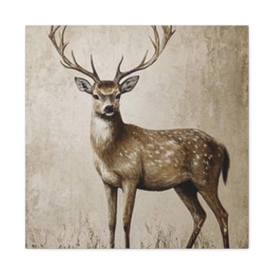 Baby Reindeer Painting Wall Art & Canvas Prints
